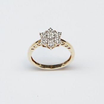 9ct Gold Diamond Ring
